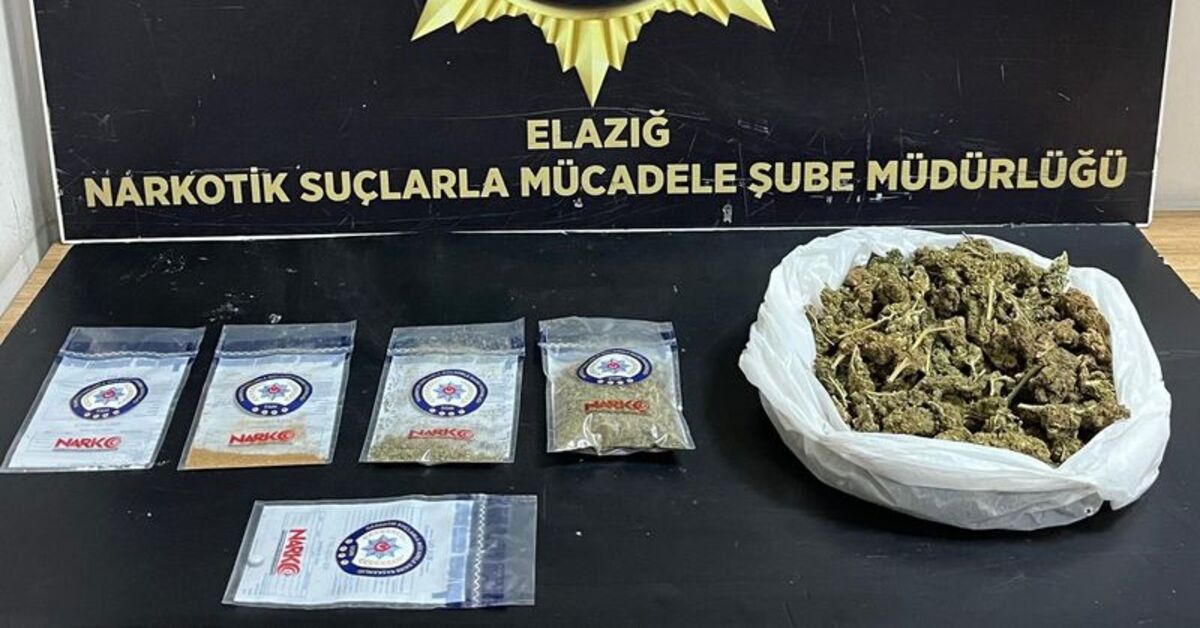 Elazığ’da uyuşturucu operasyonu: 7 gözaltı