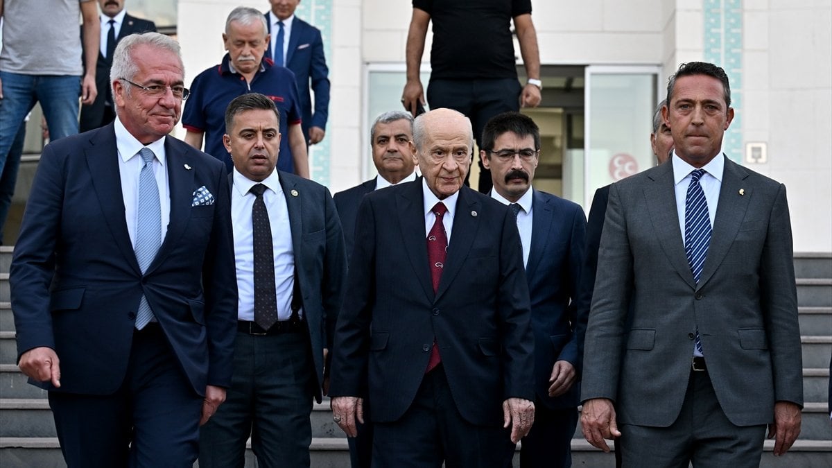 Fenerbahçe Başkanı Ali Koç, Devlet Bahçeli’yle görüştü