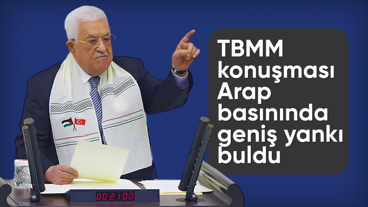 Filistin Devlet Başkanı Abbas’ın TBMM konuşması, Arap basınında yankı buldu
