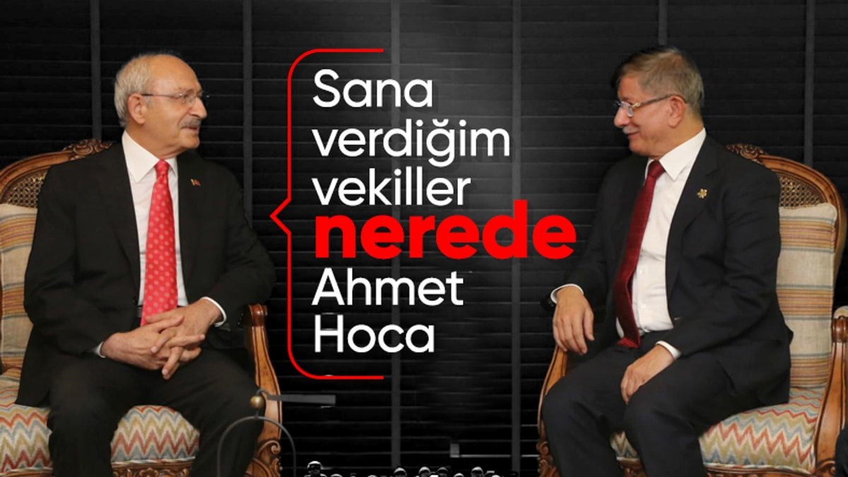 Kemal Kılıçdaroğlu ve Ahmet Davutoğlu bir araya geldi