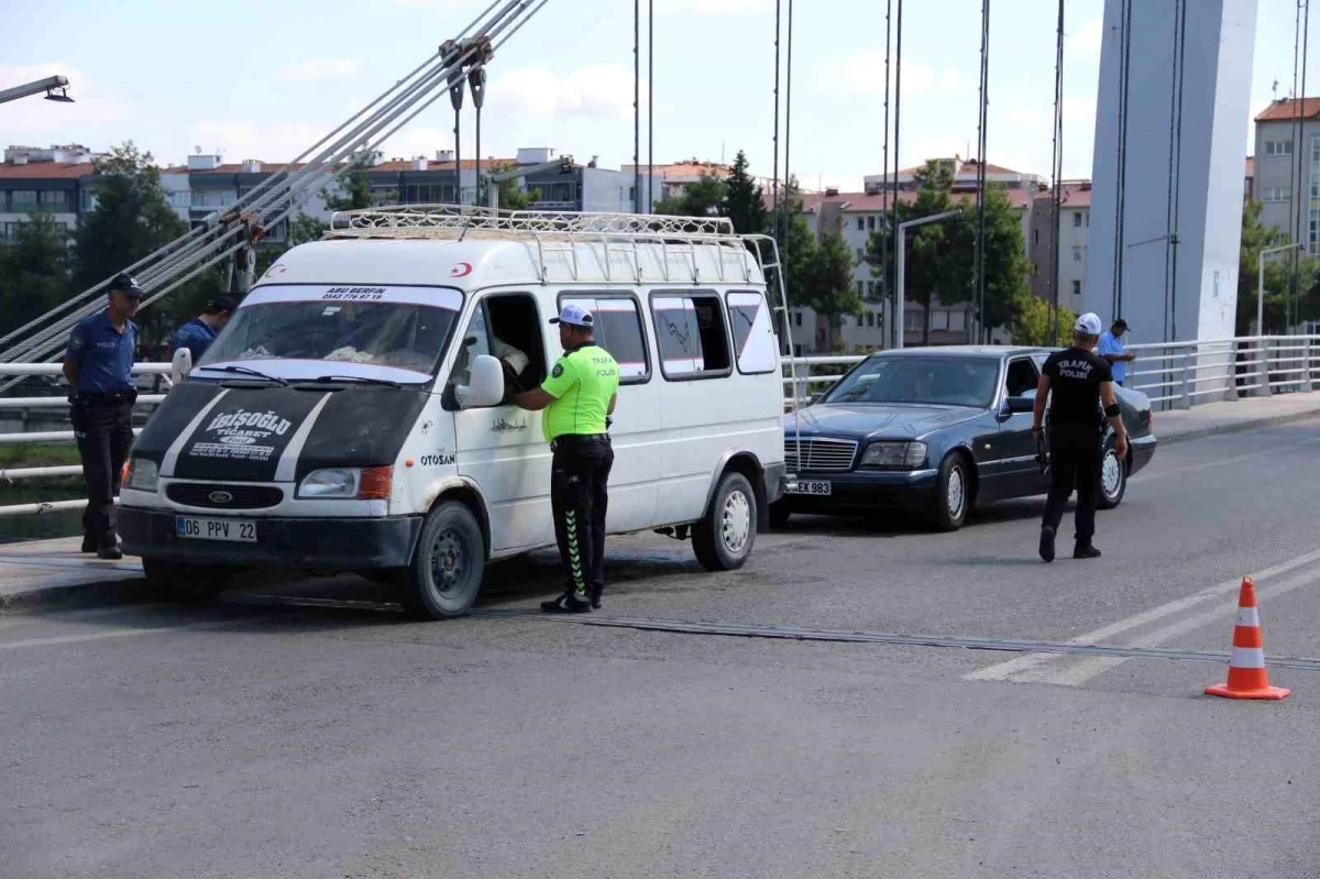 Samsun’un Çarşamba ilçesinde sürücüler denetlendi