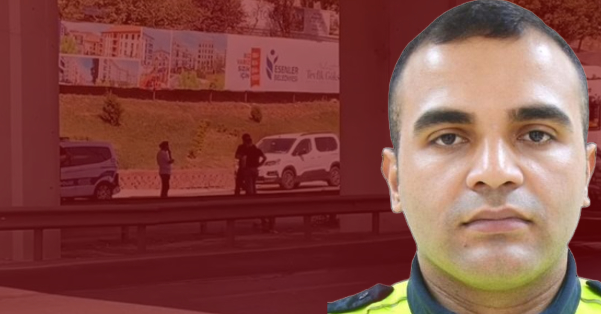Trafik polisinin kahreden ölümü!