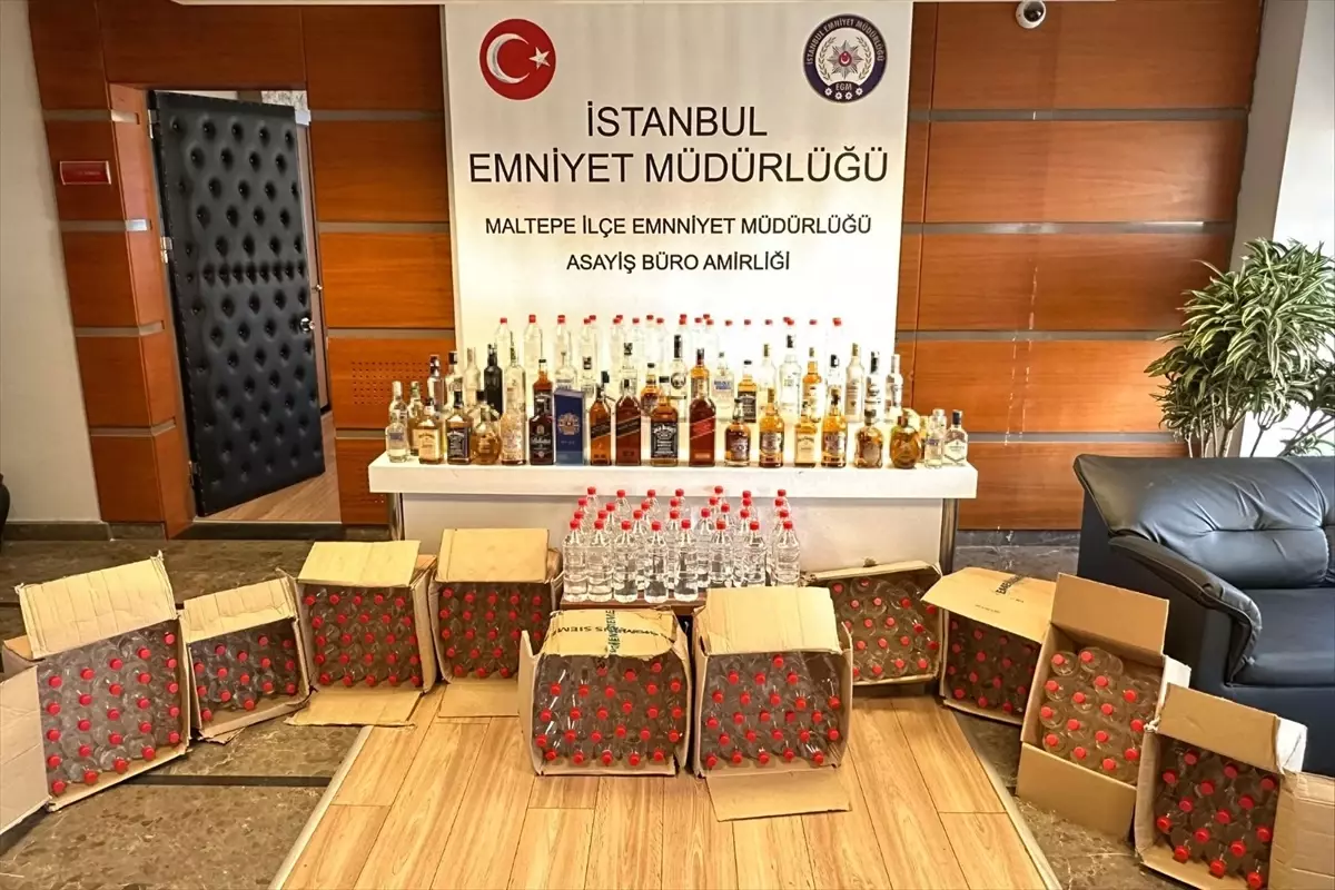 İstanbul’da Kaçak Tütün ve Sahte İçki Operasyonu