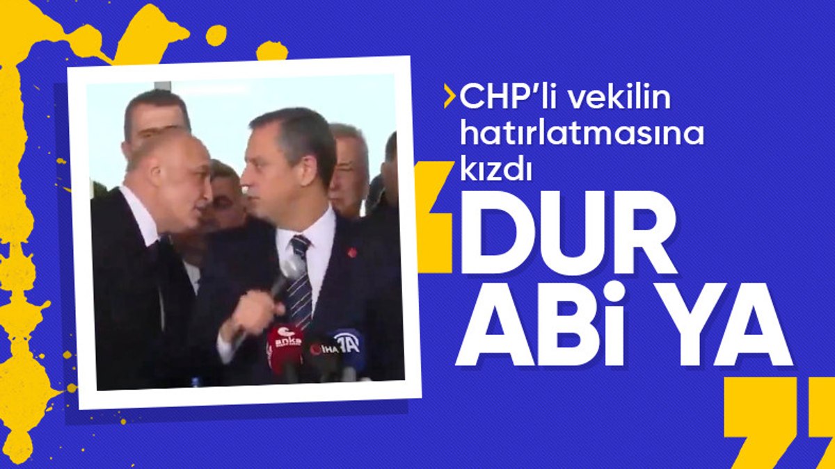 Özgür Özel milletvekiline sinirlendi: Dur abi, biliyorum