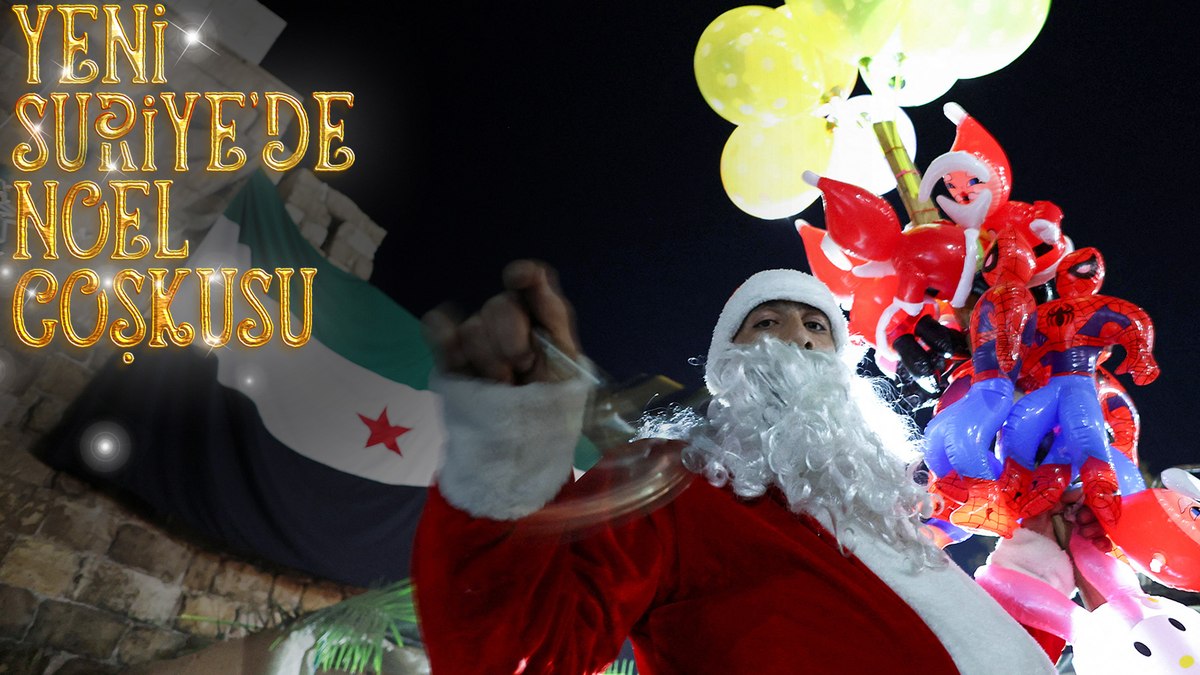 Suriye’nin başkenti Şam’da yılbaşı kutlamaları başladı